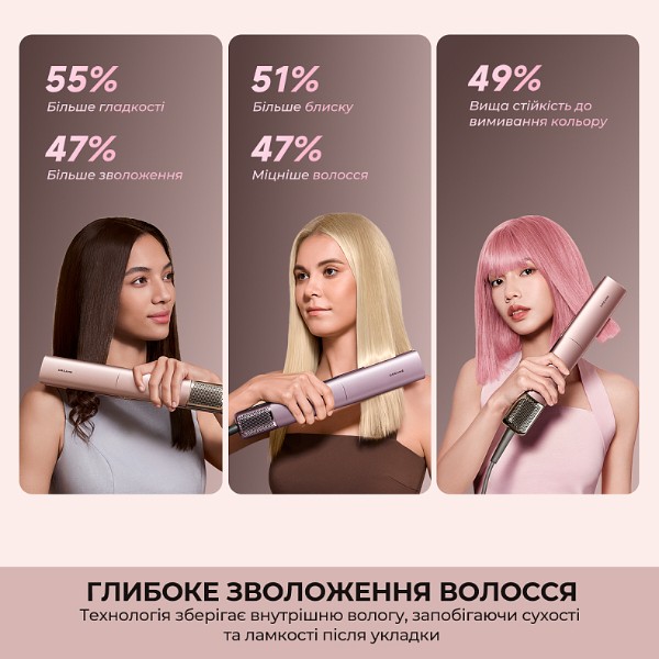 Фото - Выпрямитель волос Dreame Aero Straight Pro Rosy Purple (AMS02A-RP)